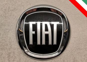Czarny emblemat Fiat Bravo 2 - przód - 100mm