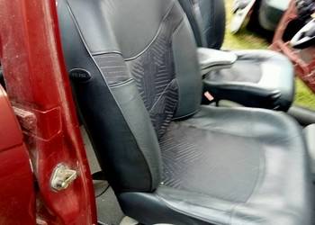 Renault Scenic fotel pasażera pół skóra