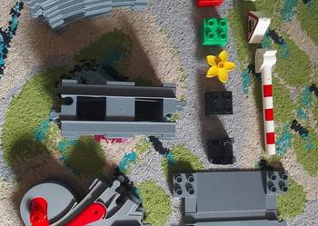 LEGO DUPLO 10506 Tory kolejowe + pudełko