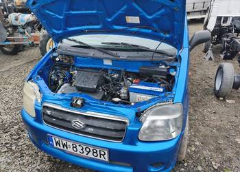 Suzuki Wagon R z LPG, automat, klimatyzacja. Uszkodzony