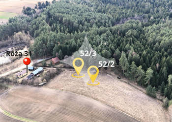 Ucieknij od zgiełku – działki w Róży gm. Susiec