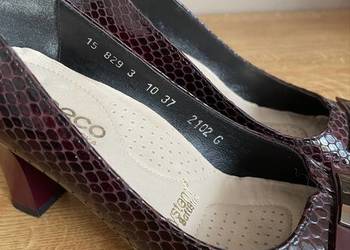 Bioeco by Arka czółenka bordo, wzór skóry węża 37 – stan idealny buty kobie