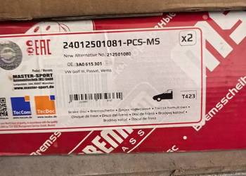 Tarcze przednie 288mm golf 3 VR6 niektóre AFN