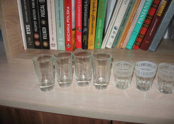 Vintage-Bols kieliszeki limited grube szkło + żołądkowa