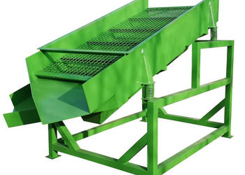 PRZESIEWACZ WIBRACYJNY 900W Odzysk Materiału Przesiew Odpadów 16t/h