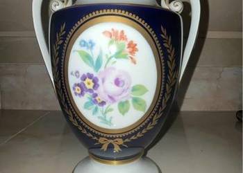 Amfora. Echt Cobalt. Syg. Heinrich. Germany. Niebieska sygnatura Heinrich G