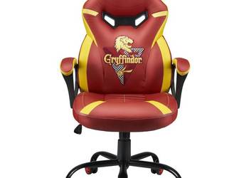 Fotel gamingowy Subsonic Junior Griffindor ekoskóra czarno-czerwony, żółty