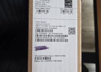 Sprzedam  nowy laptop Lenovo V15 G2 ITL Odbiór osobisty