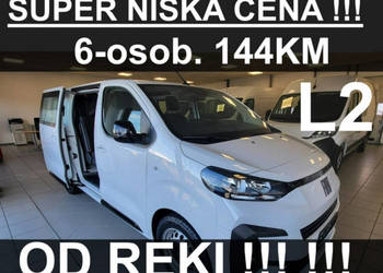 Fiat Scudo Super Niska Cena L2 144KK 6-osob. Kamera Od ręki 1557zł