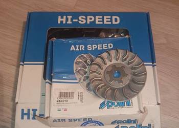 Wariator Polini hi speed, przeciwtalerz polini air +rolki,sprężynki. Aerox