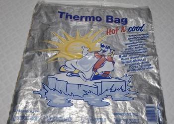Torba termiczna, miś polarny, termo, na zakupy, 42x46cm (reklamówka)