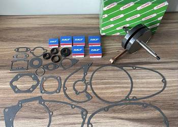 NOWY KOMPLETNY WAŁ KORBOWY DUELLS ŁOŻYSKA USZCZELKI SHL M11