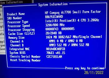 Hp dc7700 Ultra-slim nie tylko do biura