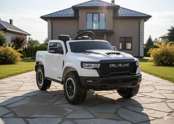 BAWIBUS.PL Auto samochód na akumulator pickup DODGE RAM autko 4 x 4