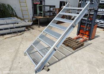 Schody metalowe wema wejście na 169cm loft