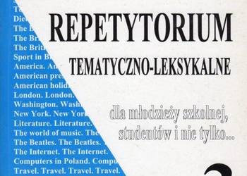 ENGLISH REPETYTORIUM TEMATYCZNO-LEKSYKALNE