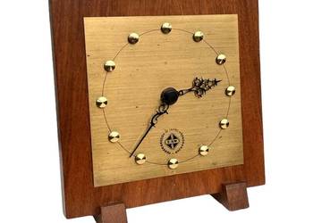 Vintage zegar stołowy EAW – jubileuszowy model, Niemcy, lata 60.