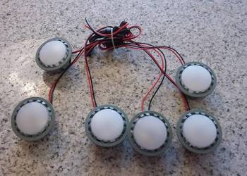 Dioda diody LED zestaw 6 sztuk 6x5W 3000K