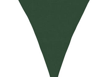 Żagiel przeciwsłoneczny 160 g/m² ciemnozielony 4x5x5 m HDPE WM-311481