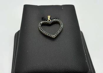Złota zawieszka pr 585 1,08g Serce dwustronne