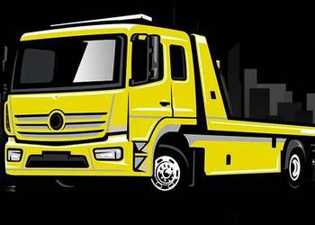 Pomoc drogowa Autolaweta transport maszyn usługi transportowe