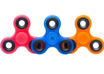 Fidget spinner fluorescencyjny 7,5 cm różne kolory