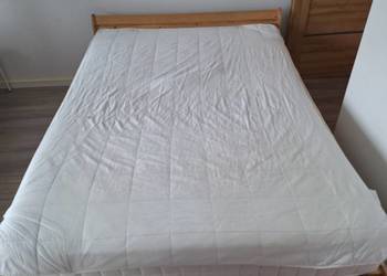 łóżko Ikea Neiden z materacem 140x200 cm