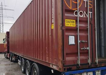 Kontener morski magazynowy 40 HC 40 DV używany 12 metrowy szczelny