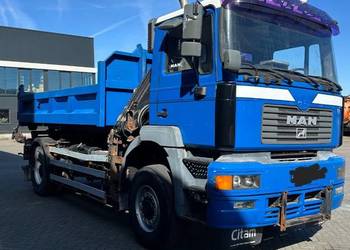 Wywrotka 4x4 z dzwigiem Man F2000