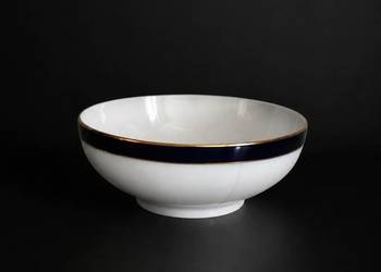Porcelanowa miska salaterka Eschenbach Bavaria Echt Kobalt ze złotem 18.5 c
