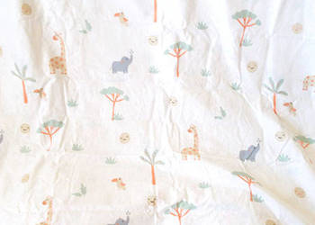 boho pościel dla dziecka, bawełniana pościel dziecięca, zwierzęta pościel