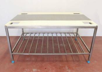 Masarnia  Stół rozbiorowy obustronny z wkładami PE