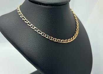 Złota bransoletka pr 585 2,15g (Długość 19 cm) Dwukolorowa