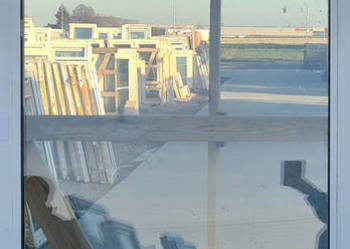 OKNA KacprzaK Witryna 96X217 FIX Używany PCV Plastikowy