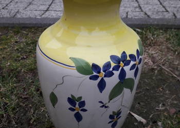 Wazon ręcznie malowany vintage