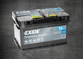 Akumulator Exide Premium 72Ah 720A PRAWY PLUS