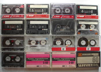 KASETY magnetofonowe BASF-SONY-STILON (używane)