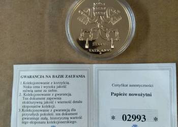 43. Medal okolicznościowy z serii Papieże nowożytni