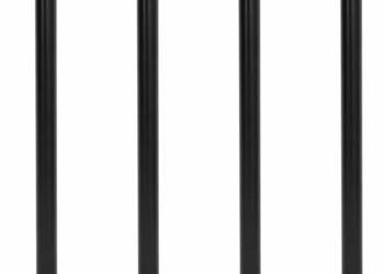 4 Nogi do stołu z regulacją wysokości Czarne 870 mm(SKU:242149)