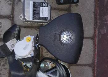 VW Tiguan I 10r TDI CR LR7N AIRBAG komplet z pasami oryginał