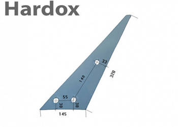 Pierś HARDOX 41618A/L części do pługa LANDSBERG