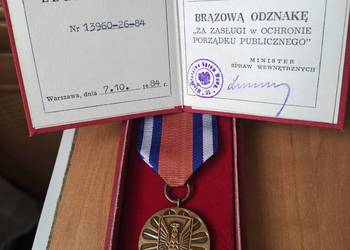Brązowa odznaka za zasługi w Obronie porządku publicznego