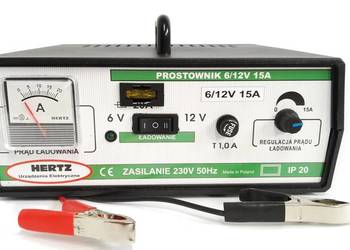 Prostownik 6/12V 15A HERZ polska produkcja