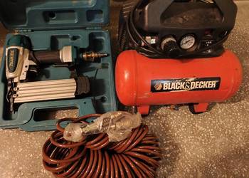 Sprzedam Gwoździarkę Makita Plus kompresor Black decker z przewodem Sprzedam Gwoździarkę Makita Plus kompresor Black decker z przewodem