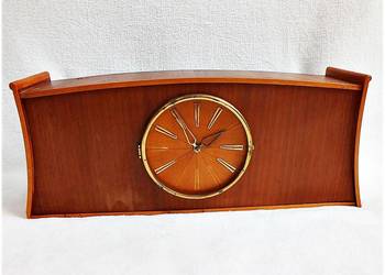 Zegar kominkowy GUB Glashütte mechanizm Sprawny! Skrzynia do Renowacji