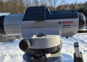 Niwelator Bosch 26 D+statyw+łata