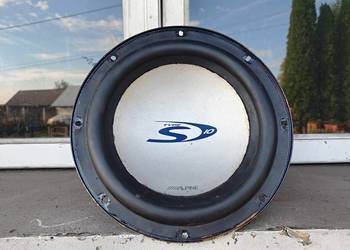 Głośnik bassowy basowy niskotonowy 10" 25cm 250mm Alpine SWS-1040