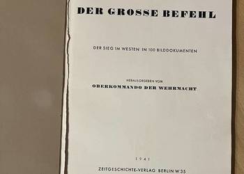 Książka niemiecka rok 1941 "Der Grosse Befhl"