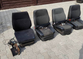 Fotele ISRI 12v pneumatyczne lub mechaniczne, maszny rolnicze, budowlane