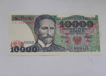 10000 zł 1988 CU stan UNC